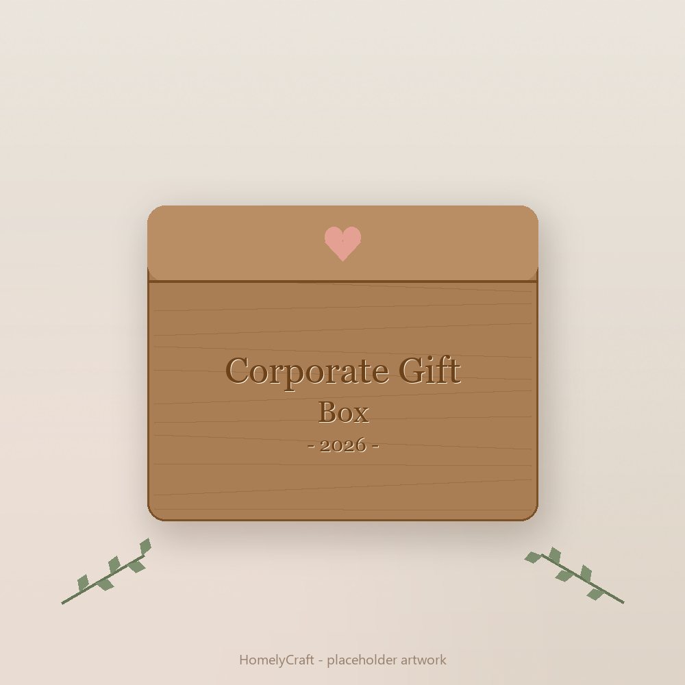 Corporate Gift Box - handmade personalized gift by HomelyCraft