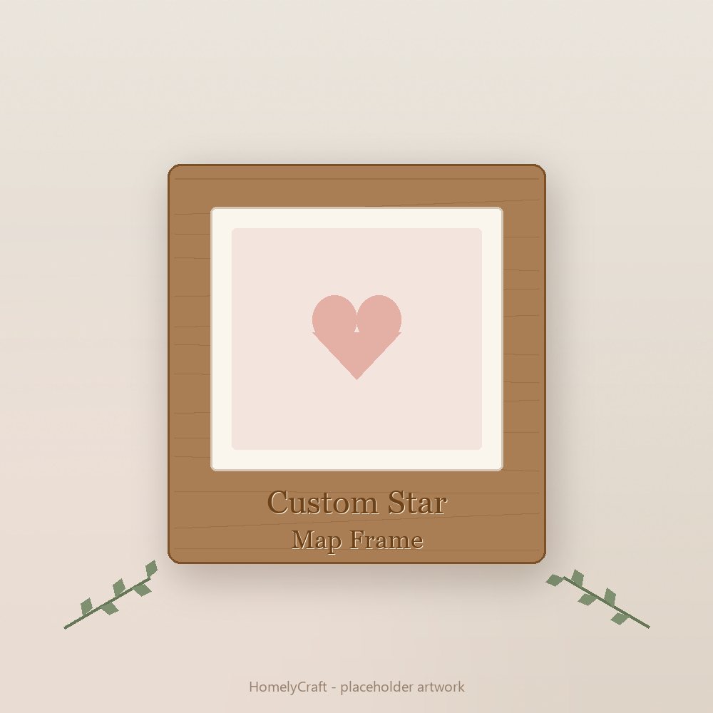 Custom Star Map Frame - handmade personalized gift by HomelyCraft